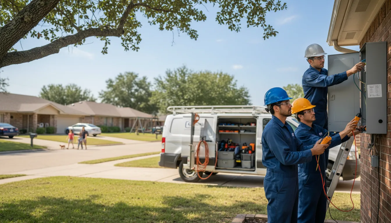 Certified electrician providing emergency electrical services in Plummer, MN